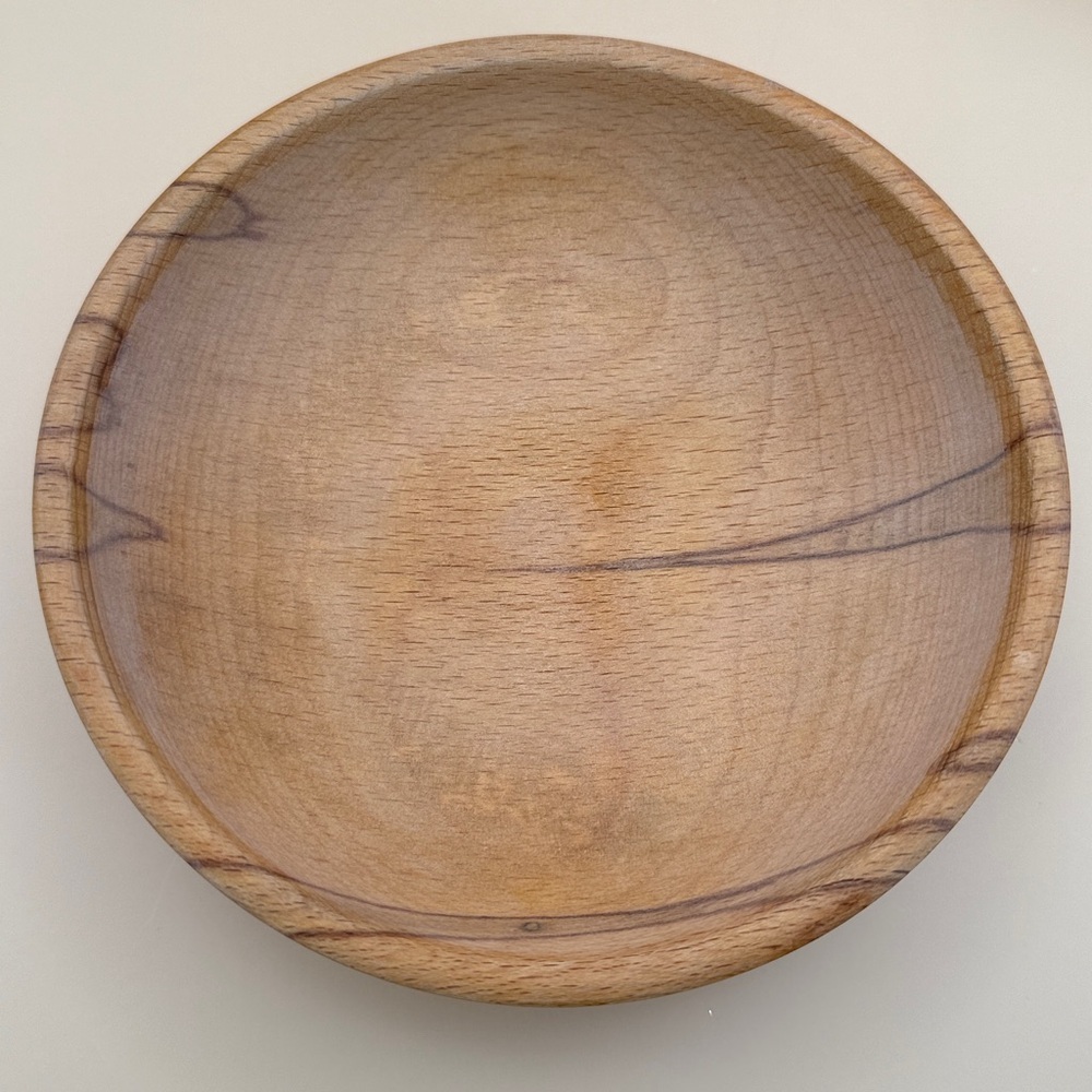 Set of Two Wooden Bowls Made In Japan - Picture 7 of 10